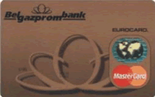 Банковская карточка MasterCard Gold ОАО "Белгазпромбанк"