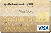 Банковская карточка VISA Gold "Приорбанк" ОАО