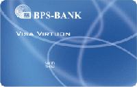 Банковская карточка VISA Virtuon ОАО "БПС-Сбербанк" (личные карточки)