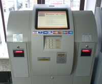 В Беларуси появился первый платежно-справочный терминал Cash-In 